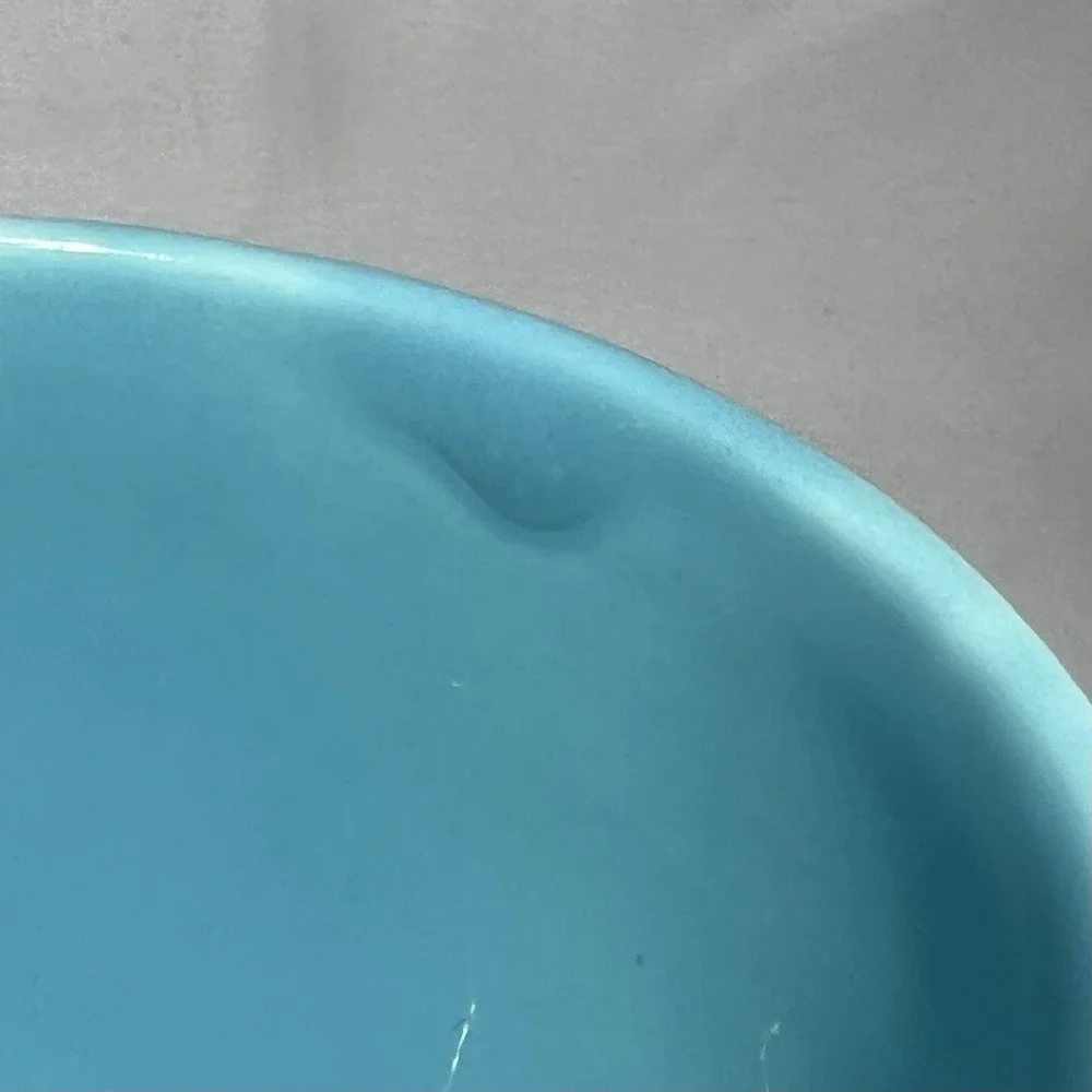 Vintage Fiesta Original Turquoise Ring Handled Creamer Fiestaware Blue Homer - Picture 5 of 7